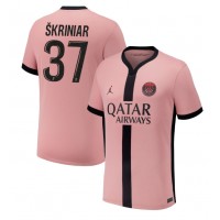 Paris Saint-Germain Milan Skriniar #37 Fotballklær Tredjedrakt 2024-25 Kortermet